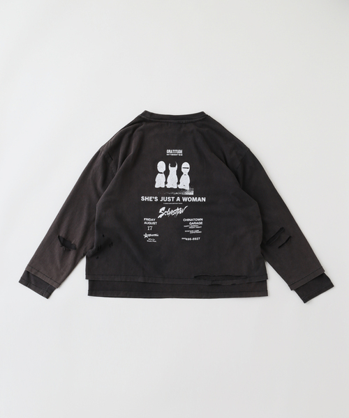 minami Anderson】DOUBLEFACE-ロンTEE