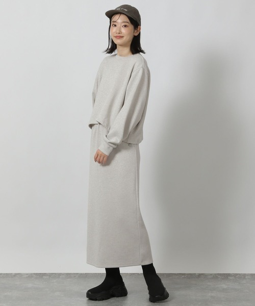 LAKOLE（ラコレ）の「ニットソーラメナロースカート / 152964（スカート・レディース・杢グレー/オートミール/ブラック/ブラウン・FREE）」の22枚目の写真
