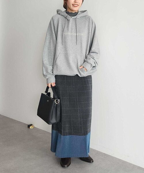 CRAFT STANDARD BOUTIQUE（クラフトスタンダードブティック）の「【ユニセックス】裏毛BIGラグランパーカー（パーカー・レディース・杢グレー/ホワイト系その他/ブルーグリーン・XL/L/M）」の7枚目の写真