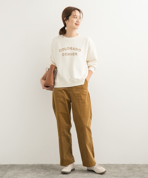 URBAN RESEARCH DOORS（アーバンリサーチドアーズ）の「パイル刺繍ロゴスウェット（スウェット・レディース・アイボリー/グレー系その他・MEDIUM）」の11枚目の写真