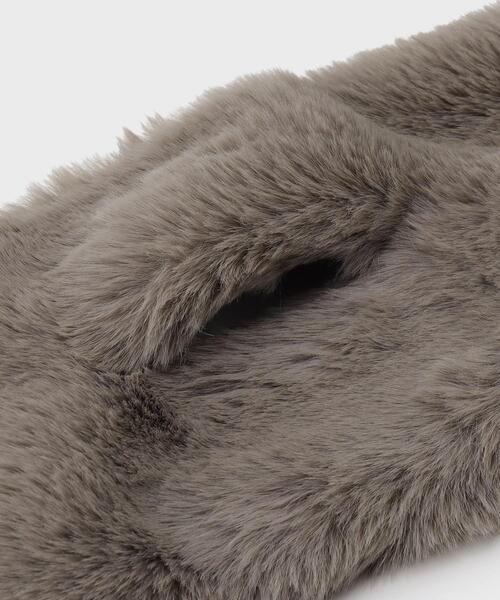 THE SHOP TK （ザ ショップ ティーケー ）の「◆サスティナブルファー差し込みティペット（ストール/ショール・レディース・グレー/ブラウン系その他/ライトベージュ/アイボリー・00）」の8枚目の写真