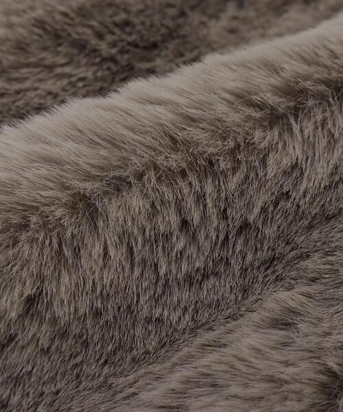 THE SHOP TK （ザ ショップ ティーケー ）の「◆サスティナブルファー差し込みティペット（ストール/ショール・レディース・グレー/ブラウン系その他/ライトベージュ/アイボリー・00）」の9枚目の写真