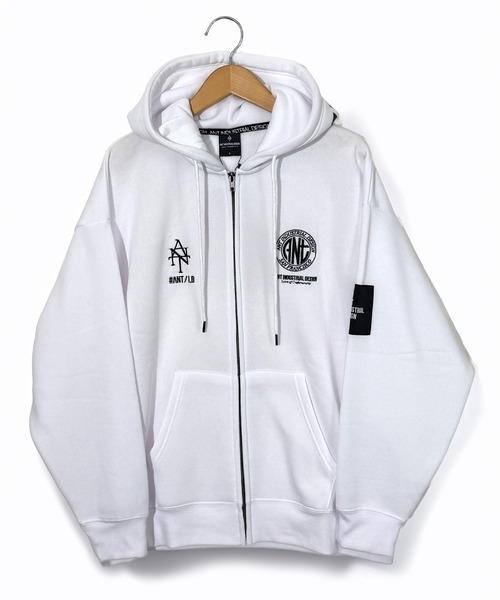セール】ANT グラフィック フードロゴ ジップ パーカー（パーカー