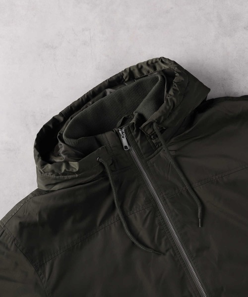 Right-on（ライトオン）の「リブフードブルゾン（ブルゾン・メンズ・オリーブ/ブラック/ネイビー・M/L/XL）」の6枚目の写真