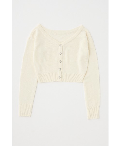 MOUSSY（マウジー）の「2WAY SHORT ニットカーディガン（カーディガン/ボレロ・レディース・ブラック/キナリ/レッド・FREE）」の11枚目の写真