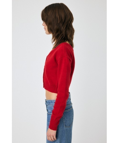 MOUSSY（マウジー）の「2WAY SHORT ニットカーディガン（カーディガン/ボレロ・レディース・ブラック/キナリ/レッド・FREE）」の18枚目の写真
