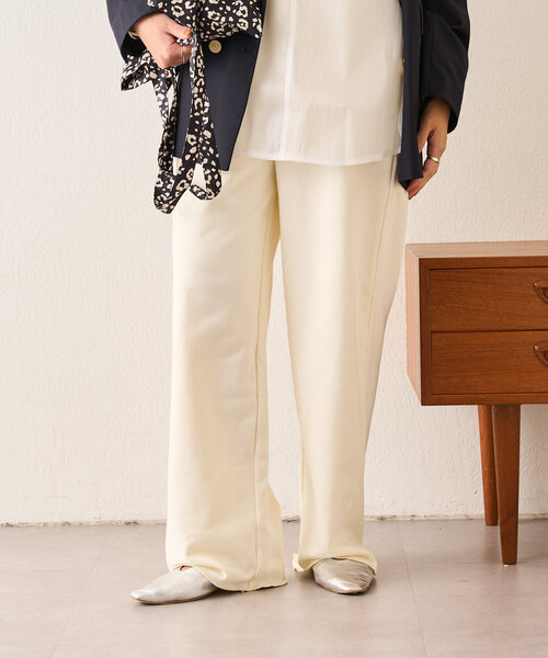 SHENERY（シーナリー）の「刺繍スウェットパンツ（その他パンツ・レディース・グレー/アイボリー・38/36）」の2枚目の写真