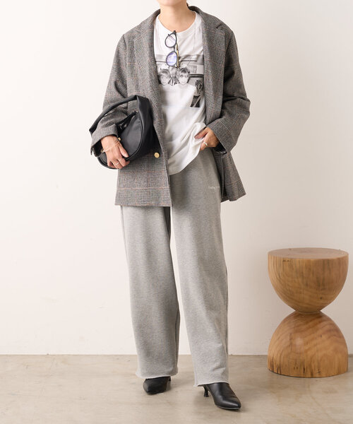 SHENERY（シーナリー）の「刺繍スウェットパンツ（その他パンツ・レディース・グレー/アイボリー・38/36）」の10枚目の写真