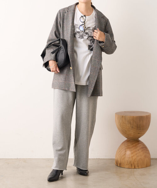 SHENERY（シーナリー）の「刺繍スウェットパンツ（その他パンツ・レディース・グレー/アイボリー・38/36）」の11枚目の写真