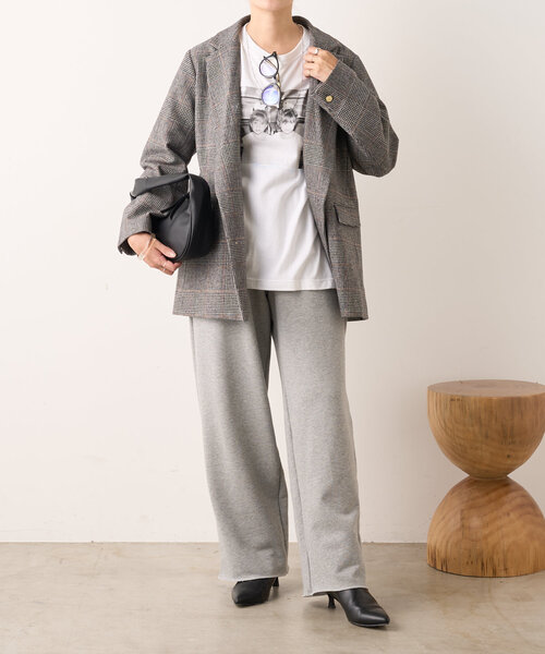 SHENERY（シーナリー）の「刺繍スウェットパンツ（その他パンツ・レディース・グレー/アイボリー・38/36）」の12枚目の写真