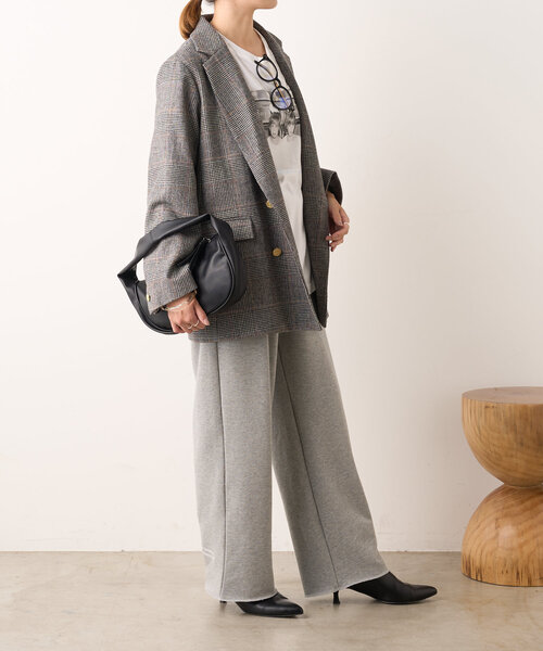 SHENERY（シーナリー）の「刺繍スウェットパンツ（その他パンツ・レディース・グレー/アイボリー・38/36）」の18枚目の写真