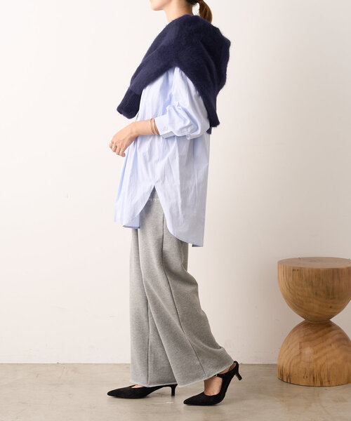 SHENERY（シーナリー）の「刺繍スウェットパンツ（その他パンツ・レディース・グレー/アイボリー・38/36）」の19枚目の写真