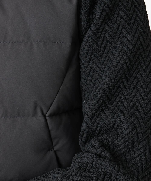 MICHEL KLEIN HOMME (ミッシェルクランオム)の「コンビネーションダウンブルゾン(ブルゾン・メンズ・ブラック/オフホワイト・MEDIUM/LARGE/X-LARGE)」の22枚目の写真