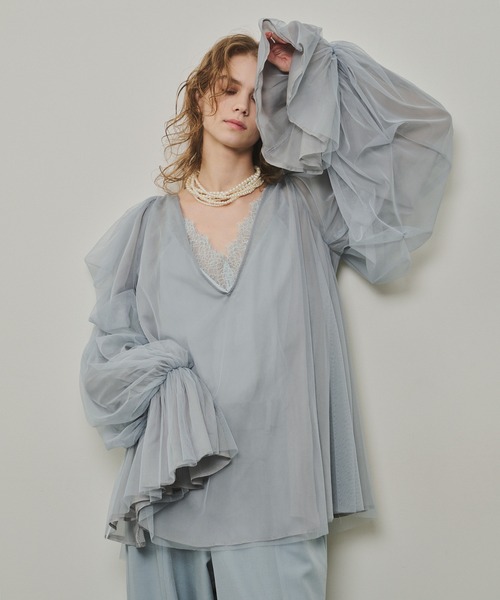 セール】Vintage調マットサテンレースキャミ（キャミソール）｜LA