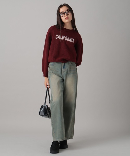 セール】【2024FW】CALIFORNIAロゴニット（ニット/セーター