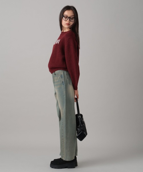 FOREVER 21（フォーエバー トゥエンティーワン）の「【2024FW】CALIFORNIAロゴニット（ニット/セーター・レディース・ネイビー/レッド/グレー・FREE）」の12枚目の写真