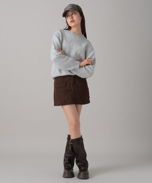 FOREVER 21（フォーエバー トゥエンティーワン）の「【2024FW】CALIFORNIAロゴニット（ニット/セーター・レディース・ネイビー/レッド/グレー・FREE）」の13枚目の写真