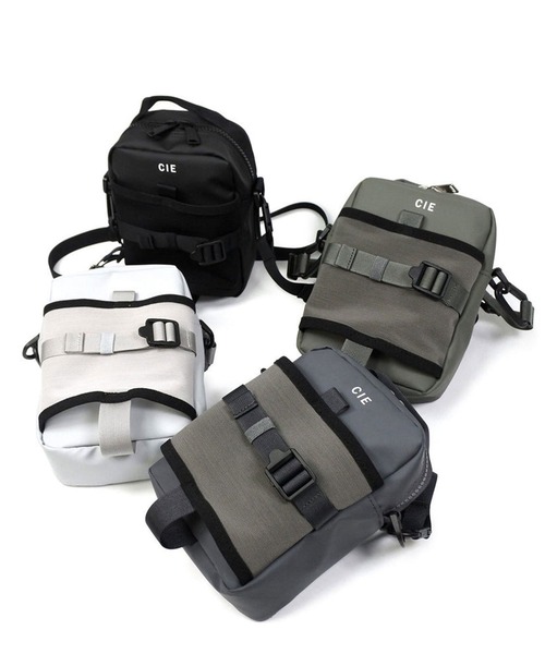 CIE（シー）の「【CIE】GRID-3 SHOULDER-04　32067（ショルダーバッグ・メンズ・ブラック/ライトグレー/オリーブ/ネイビー・FREE）」の19枚目の写真