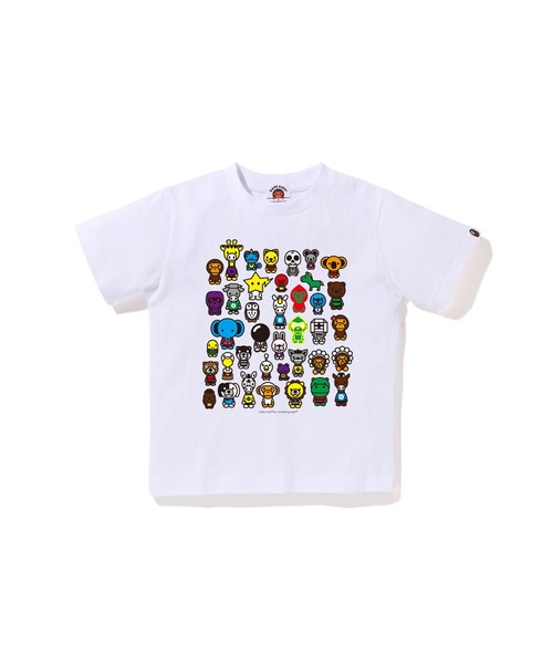 【新品✨️未使用タグ付き】A BATHING APE ホワイト Tシャツ　Ｌ A BATHING APE ロゴ Tシャツ ホワイト 新品タグ付き&d - メルカリ