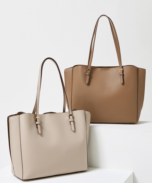 grove（グローブ）の「◆雑誌掲載【人間工学】サイドスリットメタルバートート（トートバッグ・レディース・ライトグレー/グレー/ブラック/ライトブルー・00）」の18枚目の写真