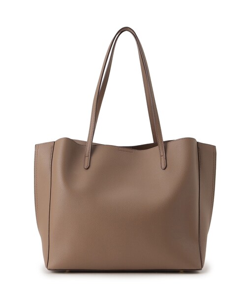 grove（グローブ）の「◆雑誌掲載【人間工学】サイドスリットメタルバートート（トートバッグ・レディース・ライトグレー/グレー/ブラック/ライトブルー・00）」の5枚目の写真