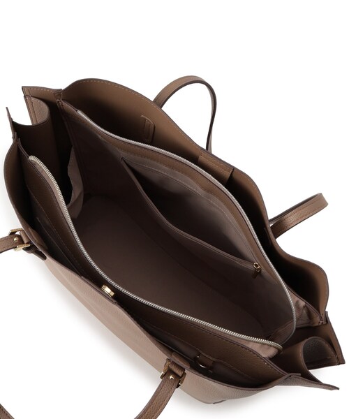 grove（グローブ）の「◆雑誌掲載【人間工学】サイドスリットメタルバートート（トートバッグ・レディース・ライトグレー/グレー/ブラック/ライトブルー・00）」の7枚目の写真