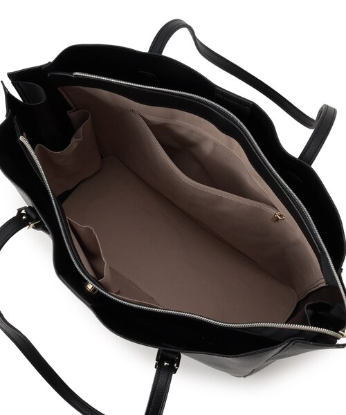 grove（グローブ）の「◆雑誌掲載【人間工学】サイドスリットメタルバートート（トートバッグ・レディース・ライトグレー/グレー/ブラック/ライトブルー・00）」の9枚目の写真