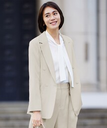 新品未使用✨自由区　ジャケット　L　ベージュ　麻混　生地マンテコ　ウォッシャブル 楽天市場】自由区 リネン コートの通販