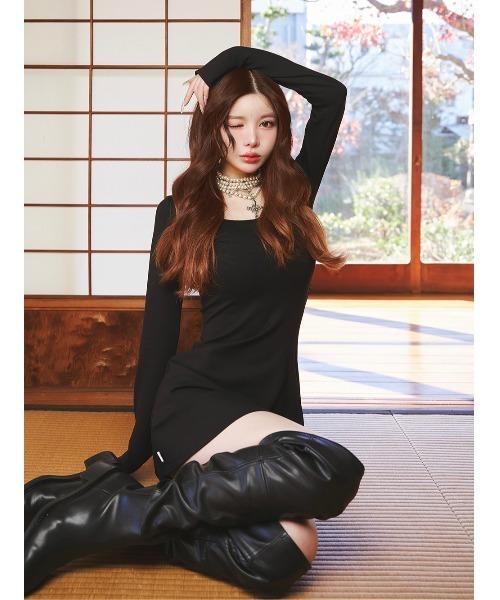 Darich シルエットカットミニワンピース 美品 シルエットカットミニワンピース（ワンピース）｜Darich