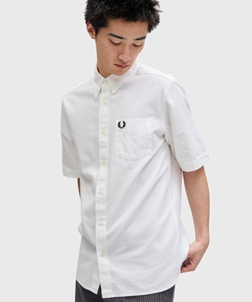 Oxford Shirt／オックスフォード半袖シャツ（シャツ/ブラウス