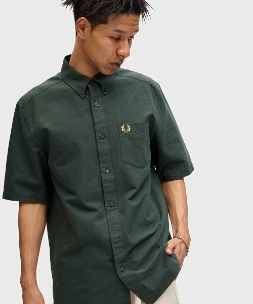 Oxford Shirt／オックスフォード半袖シャツ（シャツ/ブラウス