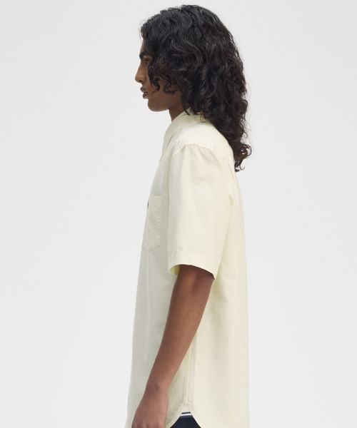 epa オクスフォードシャツ 半袖　ホワイト oxford shirt WEB&DEPOT限定】ワイド オックスフォード 半袖シャツ/ S/S WIDE OXFORD