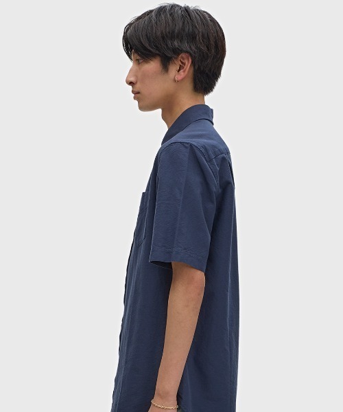 FRED PERRY(フレッドペリー)の「新色先行予約受付中/Oxford Shirt/オックスフォード半袖シャツ(シャツ/ブラウス・メンズ・ネイビー/ベージュ/ホワイト/グリーン/サックスブルー/ライトオリーブ/ダークグリーン/ベージュ系その他/ダークネイビー・S/M/L/XL)」の15枚目の写真