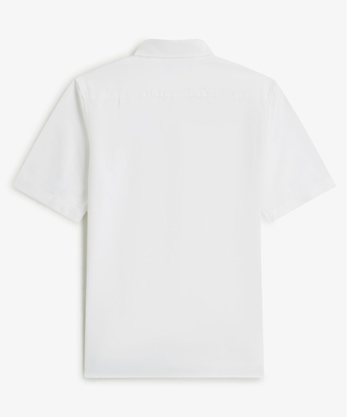 FRED PERRY(フレッドペリー)の「Oxford Shirt/オックスフォード半袖シャツ(シャツ/ブラウス・メンズ・ネイビー/ベージュ/ホワイト/グリーン/サックスブルー/ライトオリーブ/ダークグリーン/ベージュ系その他/ダークネイビー・S/M/L/XL)」の15枚目の写真
