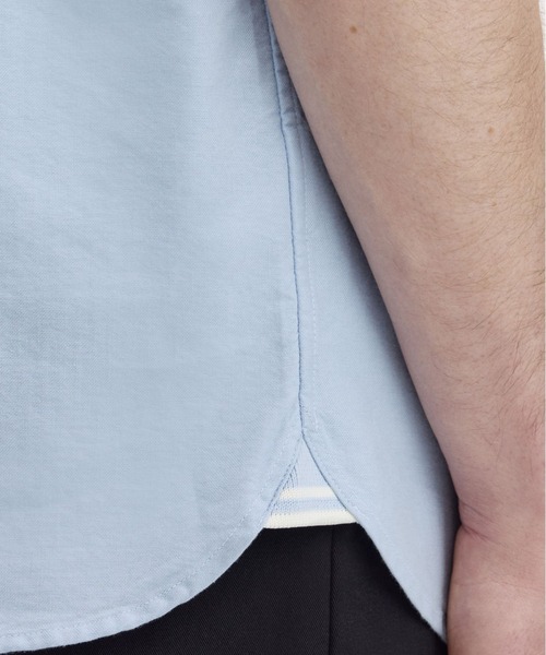FRED PERRY(フレッドペリー)の「Oxford Shirt/オックスフォード半袖シャツ(シャツ/ブラウス・メンズ・ネイビー/ベージュ/ホワイト/グリーン/サックスブルー/ライトオリーブ/ダークグリーン/ベージュ系その他/ダークネイビー・S/M/L/XL)」の19枚目の写真
