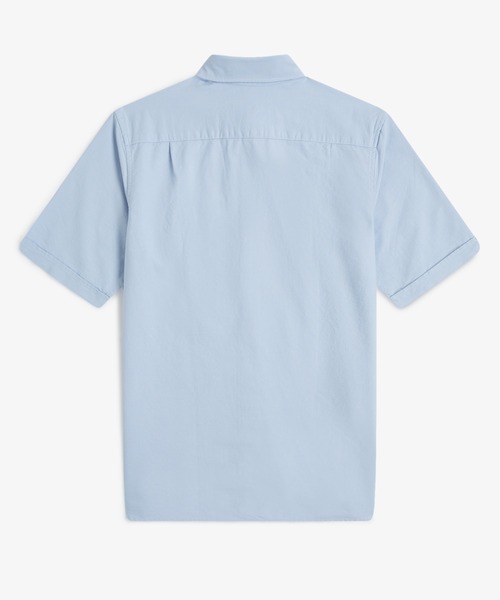 FRED PERRY（フレッドペリー）の「Oxford Shirt／オックスフォード半袖シャツ（シャツ/ブラウス・メンズ・ネイビー/ベージュ/ホワイト/グリーン/サックスブルー/ライトオリーブ/ダークグリーン・S/M/L/XL）」の13枚目の写真
