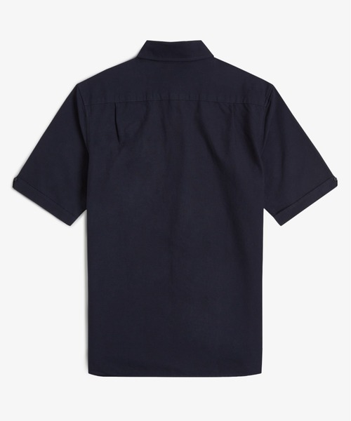 FRED PERRY（フレッドペリー）の「Oxford Shirt／オックスフォード半袖シャツ（シャツ/ブラウス・メンズ・ネイビー/ベージュ/ホワイト/グリーン/サックスブルー/ライトオリーブ/ダークグリーン・S/M/L/XL）」の19枚目の写真
