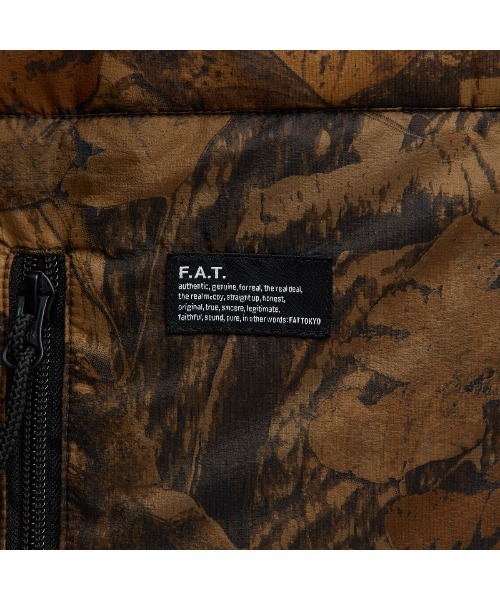 FAT(エフエイティー)の「F.A.T. DAFWOOD(エフエイティー ダフウッド)(ナイロンジャケット・メンズ・ブラウン・JUMBO(XXL)/SKINNY(L)/TITCH(M)/FAT(XL))」の5枚目の写真