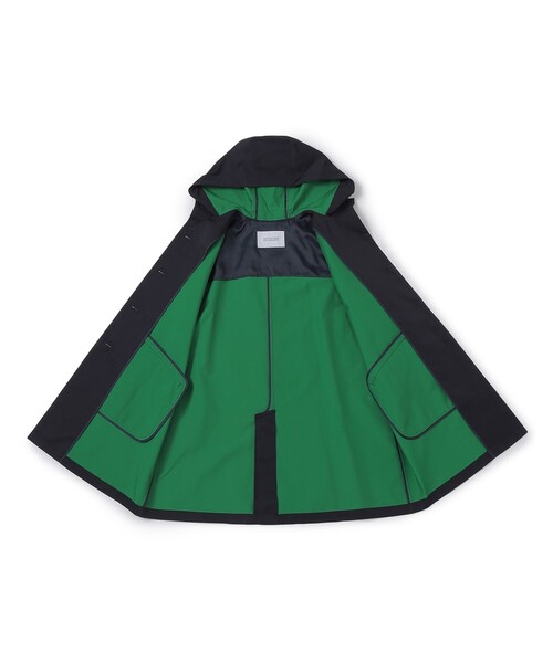 MACKINTOSH PHILOSOPHY（ﾏｯｷﾝﾄｯｼｭ ﾌｨﾛｿﾌｨｰ）の「【WEB&一部店舗限定】ダブルクロスフーデッドコート（トレンチコート・レディース・ダークネイビー/ベージュ・36/38）」の11枚目の写真