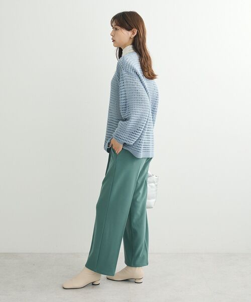 Petit fleur（プチフルール）の「・Petit Fleur タックテーパードパンツ（その他パンツ・レディース・グリーン/アイボリー/ブラック/チャコールグレー・FREE）」の7枚目の写真