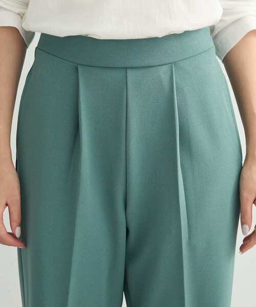 Petit fleur（プチフルール）の「・Petit Fleur タックテーパードパンツ（その他パンツ・レディース・グリーン/アイボリー/ブラック/チャコールグレー・FREE）」の10枚目の写真