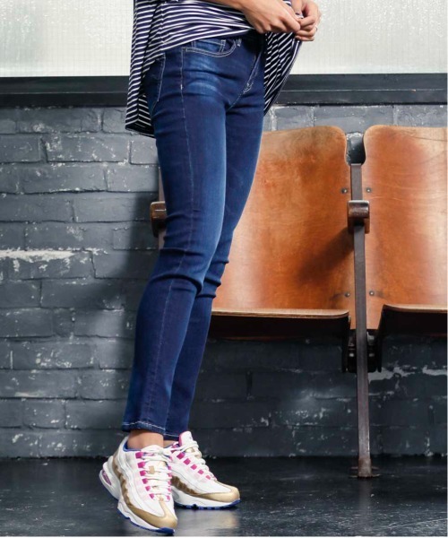 London Denim(ロンドンデニム)の「London Denim(MAY FAIR)High waist Skinny(デニムパンツ・レディース・ダークインディゴブルー/ライトインディゴブルー/インディゴブルー・LL/S/M/L)」の2枚目の写真