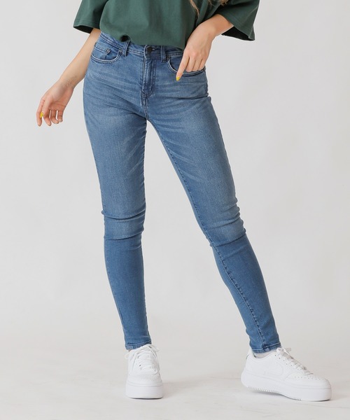 London Denim(ロンドンデニム)の「London Denim(MAY FAIR)High waist Skinny(デニムパンツ・レディース・ダークインディゴブルー/ライトインディゴブルー/インディゴブルー・LL/S/M/L)」の9枚目の写真