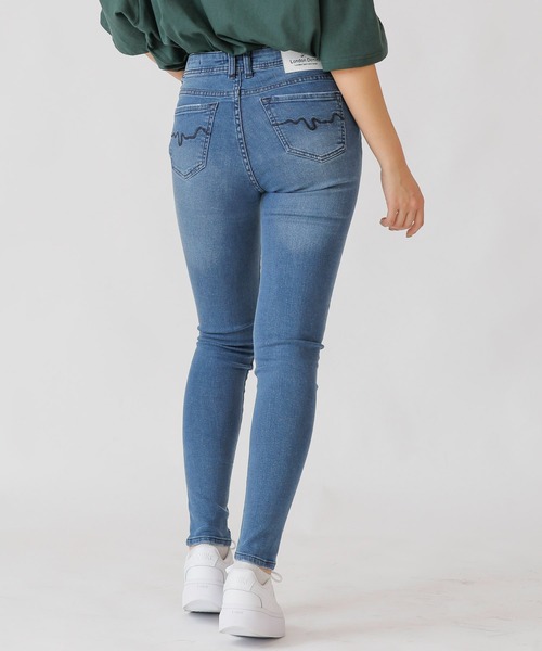 London Denim(ロンドンデニム)の「London Denim(MAY FAIR)High waist Skinny(デニムパンツ・レディース・ダークインディゴブルー/ライトインディゴブルー/インディゴブルー・LL/S/M/L)」の10枚目の写真