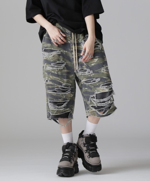セール】DankeSchon/ダンケシェーン/LAYER RIPSTOP CAMO & DENIM 