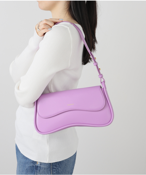 B.C STOCK(ベーセーストック)の「SINBONO/シンボノ Zoe Shoulder Bag(ショルダーバッグ・レディース・ブラック/ホワイト/ブラウン/ピンク系その他/ラベンダー/サファリグリーン・FREE)」の21枚目の写真