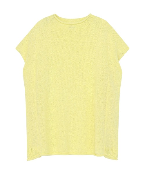 Plantation（プランテーション）の「ROUGH PAPER / ニットベスト / (O)（ベスト・レディース・オフホワイト/イエロー/ダークグレー・M size/L size）」の3枚目の写真