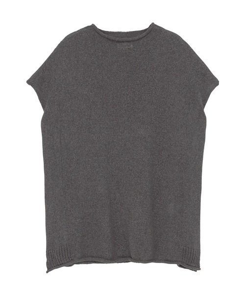 Plantation（プランテーション）の「ROUGH PAPER / ニットベスト / (O)（ベスト・レディース・オフホワイト/イエロー/ダークグレー・M size/L size）」の2枚目の写真