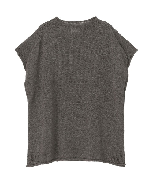 Plantation（プランテーション）の「ROUGH PAPER / ニットベスト / (O)（ベスト・レディース・オフホワイト/イエロー/ダークグレー・M size/L size）」の7枚目の写真