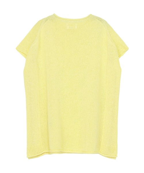 Plantation（プランテーション）の「ROUGH PAPER / ニットベスト / (O)（ベスト・レディース・オフホワイト/イエロー/ダークグレー・M size/L size）」の9枚目の写真